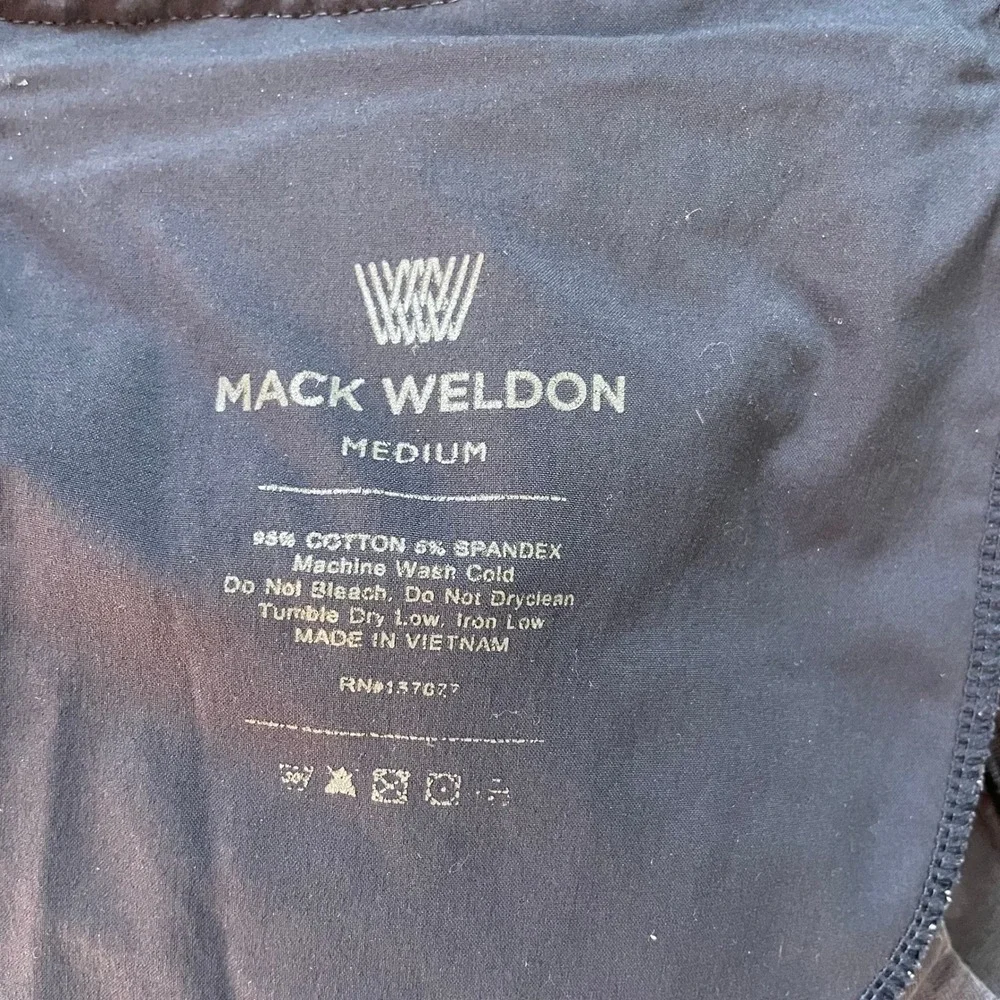 Mack Weldon ACE Sweatpants Mens Medium Blue Jogger Lounge Cotton Blend Stretch